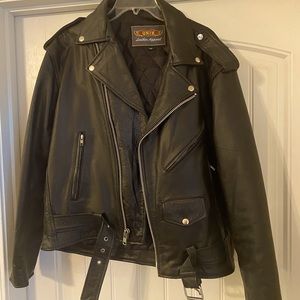 Unik Black Leather Jacket